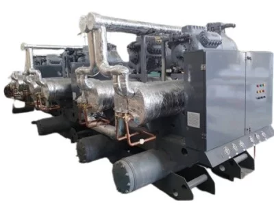 چیلر تراکمی آب خنک 600 تن تبرید رکمان مدل 4DTCHS600