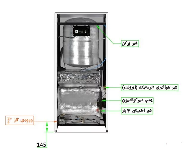 پکیج-چدنی-زمینی-ایرفو-مدل-s600-گازسوز