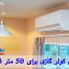 بهترین کولر گازی برای 50 متر فضا